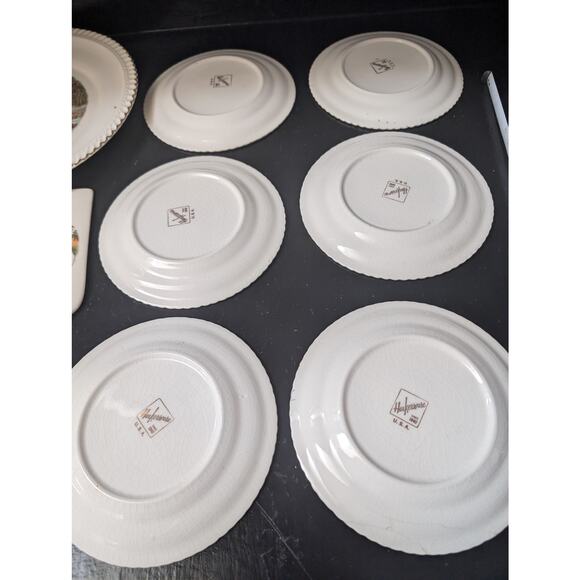 Currier&Ives 7 plate collection with pie server - Picture 13 of 16